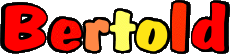 Prénoms MASCULIN - Allemagne B Bertold 