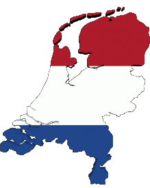 Bandiere Europa Paesi Bassi Carta Geografica 