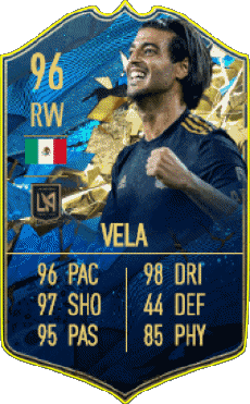 Multi Media Video Games F I F A - Card Players Mexico Carlos Vela 
