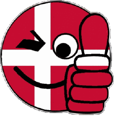 Flags Europe Denmark Smiley-01 