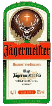 2002-2006-Bebidas Digestivo -  Licores Jagermeister 2002-2006