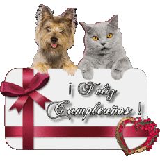 Mensajes Español Feliz Cumpleaños Animales 005 