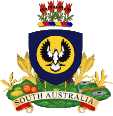 Fahnen Ozeanien Australien South Australia Wappen 