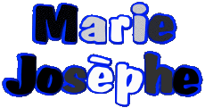 Nombre FEMENINO - Francia M Compuesto Marie Josèphe 