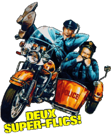 Multimedia Películas Internacional Dos Superpolicias Logotipo Francés 