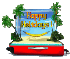Messagi Inglese Happy Holidays Sfondo trasparente 19 