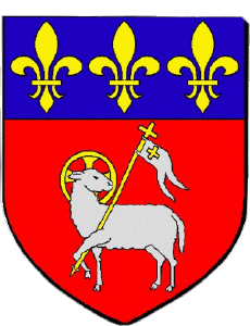 Banderas Francia Departamentos - Ciudades 76 ROUEN 