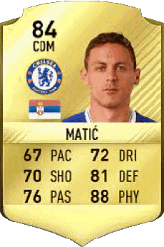 Multimedia Vídeo Juegos F I F A - Jugadores  cartas Serbia Nemanja Matic 