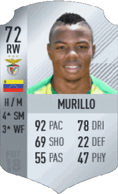 Multimedia Vídeo Juegos F I F A - Jugadores  cartas Venezuela Jhon Murillo 