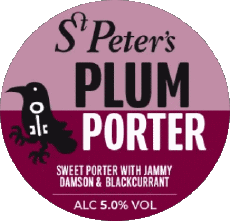 Plum Porter-Boissons Bières Royaume Uni St  Peter's Brewery 