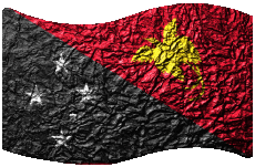 Drapeaux Océanie Papouasie-Nouvelle-Guinée Rectangle 