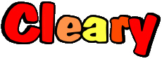First Names MASCULINE -  UK - USA - IRL - AUS - NZ C Cleary 