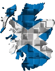Banderas Europa Escocia Mapa 