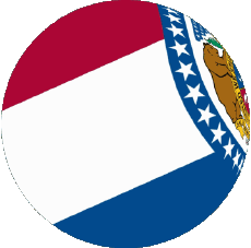 Drapeaux Amériques U.S.A - Etats Missouri Sphere - Cube 