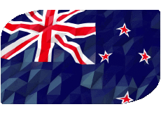 Banderas Oceanía Nueva Zelanda Rectángulo 