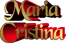 First Names FEMININE - Italy M Composed Maria Cristina 