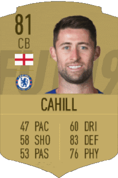 Multi Média Jeux Vidéo F I F A - Joueurs Cartes Angleterre Gary Cahill 
