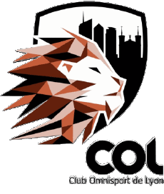 Sports Rugby Club France Logo Dept 69 Club Omnisport de Lyon 