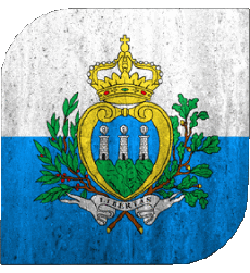 Fahnen Europa San Marino Platz 