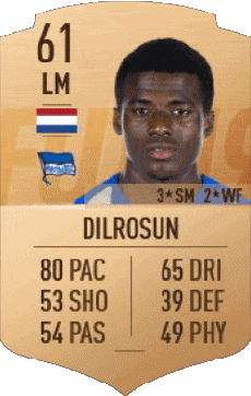 Multimedia Videogiochi F I F A - Giocatori carte Olanda Javairô Dilrosun 