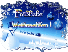 Messages Allemand Fröhliche  Weihnachten Serie 19 