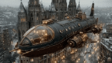 Humour - Fun I.A Mix Epic Steampunk Vehicule 