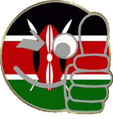 Bandiere Africa Kenia Faccina - OK 