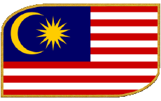 Banderas Asia Malasia Rectángulo 