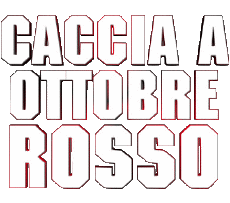 Multimedia Películas Internacional La Caza del Octubre Rojo Logotipo Italiano 