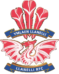 Sports Rugby - Clubs World - Logo Wales Llanelli  RFC 