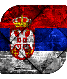 Banderas Europa Serbia Plaza 