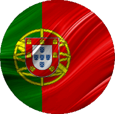 Drapeaux Europe Portugal Rond 