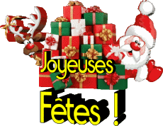 Mensajes Francés Joyeuses Fêtes (Noël) Serie 05 