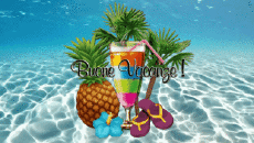 Messages Italien Buone Vacanze Fond Animé 002 