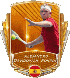 Sport Tennisspieler Spanien Alejandro Davidovich Fokina 