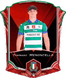 Sports Rugby - Joueurs Italie Tommaso Menoncello 