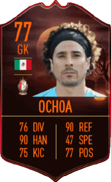 Multimedia Videogiochi F I F A - Giocatori carte Messico Guillermo Ochoa 