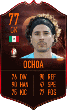 Video Games F I F A - Card Players Mexico Guillermo Ochoa 
