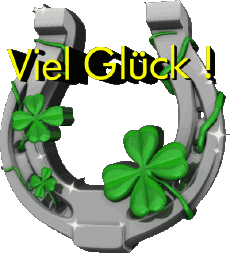 Messages German Viel Glück Transparent Background 04 