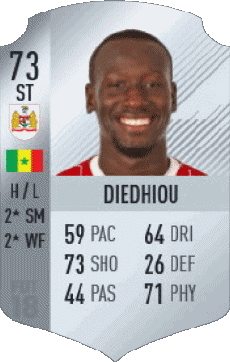 Multimedia Vídeo Juegos F I F A - Jugadores  cartas Senegal Famara Diedhiou 