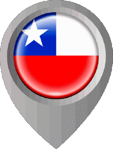Banderas América Chile Marcador de ubicación 