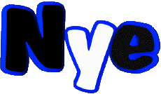 Nome MASCHIO - UK - USA - IRL - AUS - NZ N Nye 