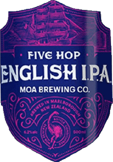 Five hop English IPA-Getränke Bier Neuseeland Moa 