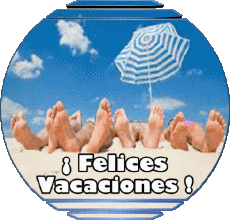 Mensajes - Smiley Español Felices Vacaciones 02 