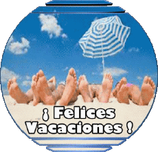 Messages Spanish Felices Vacaciones Transparent Background 02 