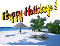 Messagi Inglese Happy Holidays Sfondo trasparente 28 