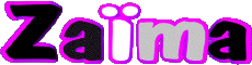 Prénoms FEMININ - Maghreb Musulman Z Zaïma 