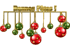 Messages Français Bonnes Fêtes (Noël) Série 08 
