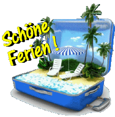 Messagi Tedesco Schöne Ferien Sfondo trasparente 10 