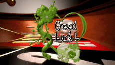 Nachrichten Englisch Good Luck Animierter Hintergrund 004 
